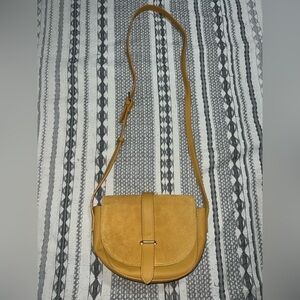 Moda Luxe Mustard Tan Crossbody Bag
